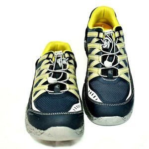 KEEN UTILITY Asheville Men 13D Shoes Midnight Navy Aluminum Toe Work 1017072 NEW